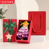 Enfeites de Árvore de Natal de Tricô Mais Vendidos no Exterior, Decorações de Natal Criativas de Crochê e Enfeites de Natal Festivos
