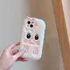 Funda de Teléfono de Cerdo de Peluche y Linda Compatible con Iphone17/16/15/14Pro/Promax para Otoño e Invierno