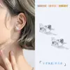 Acero Inoxidable de Grado Médico Mariposa Brillante Tachuela para Hélice Auricular Pendientes Cocleares Tornillo de Acero Inoxidable Hélice Cuidado del Oído Pendientes Tachuela de Diamante Brillante para Mujeres