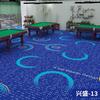 Alfombra de Piso Gruesa para Sala de Billar, Resistente al Desgaste, a la Humedad, Alfombra Impresa Comercial de Cobertura Total, Sala de Billar de Hotel Resistente al Fuego y Retardante de Llama
