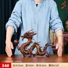 Adornos de cobre del zodiaco del mundo del dragón, apertura del dragón, entrada del hogar, oficina, tienda, escritorio, recepción, regalos empresariales