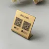Sinal de código de pagamento, sinal de exibição de código QR de pagamento, sinal de pedido com código de escaneamento em acrílico, cartão de número de mesa, vestuário