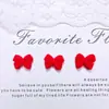 Decorações de Unhas com Laços de Veludo Quentes Vendidas Transfronteiriças Decoração de Laço Borboleta Curto Flutuante 3D para Unhas Brincos Acessórios de Resina