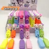 Nuevo Lindo Dibujo Animado Sanrio Silicona Mini 6 Colores Resaltador Alto Valor de Color Marcador de Color para Estudiante