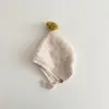 Gorro de Invierno Yipan para Bebé, Lindo Gorro de Punto con Pompón para Niños y Niñas, Gorro Cálido de Lana con Protección para Orejas de Bebé