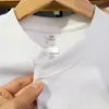 Camiseta de Manga Corta 100% Algodón Puro 320g para Hombres y Mujeres, Camiseta Básica de Manga Media Estilo Americano de Verano, Camiseta Pesada 100% Algodón Puro 320g