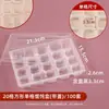 Caja Desechable para Llevar Wonton, Caja Especial Pequeña para Wonton y Bollo al Vapor, Caja de Almacenamiento Congelado para Wonton Yun Tun