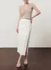 Ropa de Mujer Transfronteriza al por Mayor Artículo Caliente 2026 Otoño Nueva Tendencia de Moda Falda de Retazos de Color Sólido