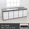 A2C Gabinete Integrado de Cocina para el Hogar Gabinete de Cocina Gabinete para Estufa Gabinete para Fregadero Gabinete de Acero Inoxidable Estufa de Gas Económica/