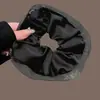 Elástico de Cabelo em Rede com Strass Preto Estilo Francês para Mulheres, Novo Modelo 2026, Acessório de Cabelo Grande de Luxo Leve de Alta Qualidade