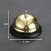 Campana de Acero Inoxidable para Entrega de Comida, Campana de Barra, Campana de Mano, Restaurante Occidental, Tienda de Té con Leche, Campana de Llamada para Bar, Campana de Comida, Campana de Servicio