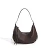 2026 Nueva Moda Nicho Bolso de Hombro Clásico Casual Lujo Ligero Bolso de Media Luna Gran Capacidad para Viajes Diarios Bolso Cruzado Simple
