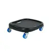 Rueda Abdominal Multifuncional Disco Deslizante Rueda para Músculos Abdominales Ultra Silenciosa Equipo Deportivo para el Hogar Entrenador de Músculos Abdominales para Interiores Artefacto