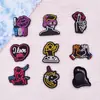 Zuecos de Moda Más Vendidos Transfronterizos con Superficie de Zapato Decorativa de Goma Suave de PVC, Lindos Accesorios de Zuecos de Dibujos Animados