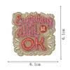 Novos Adesivos de Tecido Bordados com Citações Inspiradoras de Celebridades para Decoração de Roupas Adesivos de Patches de Letras Energia Positiva Patches Bordados Passar a Ferro