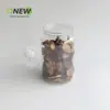 Botella de PET de Uso General de 1270 ml para Materiales Medicinales Nutritivos, Cáscara de Mandarina Seca, Vejiga Natatoria de Pez y Anomatis, Frasco de Almacenamiento Sellado de Plástico Transparente Espeso