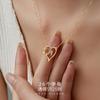 Collar Banyan Tree S925 de plata con 26 letras en inglés Love Rose, cadena de clavícula ligera y lujosa para mujer, regalo para el Día de la Madre