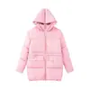 Para Exportación Transfronteriza Europea y Americana Ropa de Mujer Popular en Aliexpress Chaqueta de Algodón Gruesa Cálida Casual de Invierno con Capucha