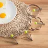Sartén Creativa de Acero Inoxidable para Freír Huevos Molde para Huevos con Forma de Corazón Modelo con Forma de Corazón Anillo para Freír Huevos Huevo Frito Vaporera Bolsa de Molienda Herramienta