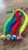 Brinquedo para Pet Lagarta Mágica Bola Quicante Gato Minhoca Arco-Íris Bola Quicante Novo Produto Amazon Bola Quicante Transfronteiriça