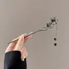 Horquilla Hanfu Estilo Antiguo Qipao para Mujeres Recogido de Alto Nivel Horquilla de Madera Nicho Horquilla de Lujo Ligero Accesorios para el Cabello con Colgantes y Borlas