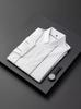 Camisa de Manga 3/4 2026 Primavera/Verão Nova Masculina Listrada Estampada Tecido Tingido em Fio Casual Business Camisa de Manga 3/4 Atacado