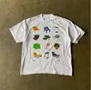 Camiseta de verano Harajuku con cuello redondo y texto estampado "Cuando la naturaleza llama"