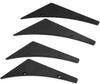Carro modificado faca de ar spoiler GM decorativo faca de ar fluxo frontal acessórios surround pára-choque faca de ar