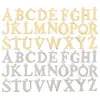 Acero Inoxidable Alta Retención de Color Capital 26 Letras Inglesas Pendientes Colgantes Colgante DIY Collar Pulsera Accesorios de Joyería