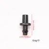 Accesorios de Unión para Riego de Jardinería de Doble Gancho de 4/7 mm Tapa de PVC de 4*7mm Unión Capilar Accesorios de Riego por Goteo para Jardín y Huerto