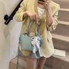 Bolso de alta gama para mujer, nuevo bolso de moda tipo cubo, bolso de hombro combinable, bolso cruzado para ir al trabajo, 2025