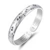 Nova pulseira feminina de estilo antigo sólida estrelada aberta ajustável Sutra do Coração pulseira larga acessórios foscos