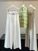 Calça Casual Wide Leg Estilo Coreano para Mulheres, Novo Verão de Caimento Solto, Caimento Elegante, Calça Reta Fina e Emagrecedora de Comprimento Total