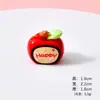 Serie de Muebles de Manzana Lindos Adornos de Escritorio Decoraciones para Casa de Muñecas DIY Dormitorio en Miniatura Juguetes para Juegos de Simulación