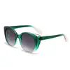Gafas de sol nuevas 2024 para mujer, gafas ojo de gato de alta calidad, montura grande retro, moda de celebridad de Internet, gafas de sol europeas y americanas transfronterizas para mujer