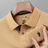 Algodón Verano Nuevo Producto Camisa Polo Paul Camiseta de Manga Corta para Hombre Cuello Americano Casual Logo de Pony Camiseta de Media Manga para Hombre