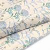Nuevo Tejido Jacquard de Seda Dorada Diente de León Azul Estampado Pintura al Óleo Jacquard Tridimensional Tejido para Vestido de Mujer en Stock
