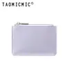 Portatarjetas Portátil de PU Más Vendido Transfronterizo, Cartera Multifuncional de Color Sólido a la Moda, Almacenamiento de Identificación, Estuche Compacto para Tarjetas de Control de Acceso