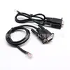 Cable de Conexión de Puerto Serie Db9 Hembra a Rj11 Crystal Head Cable de Datos Directo Cruzado para Comunicación de Red de 9 Pines