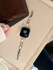 Cadena de Cobre Irregular Perla Metal Acero Banda Adecuada para Apple Watch Iwatch11 Generación 10/987Ultra/Se
