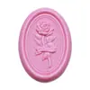 Ahora el relieve de cera tela ovalada rosa flor pegatina de pintura sello de pintura pegatina para sellar sobres multicolor