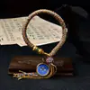 Pulsera Original Tejida a Mano con Nudo Vajra Thangka Ocho Deidades Guardianas Pulsera de Tara Verde Sala de Transmisión en Vivo