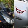Comercio exterior Halloween labios de sangre calcomanía para coche labios de payaso malvado calcomanía reflectante para casco de motocicleta P158