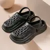 Tamancos externos femininos e masculinos, chinelos, chinelos de verão femininos, roupas de estar masculinas, chinelos de EVA para casais, sandálias.