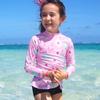 Traje de baño para niñas, estilo falda dividida, para niñas coreanas, linda princesita, protector solar