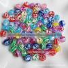 Material para joias feitas à mão diy lantejoulas redondas de resina 8mm acessórios de resina furo reto 500/saco