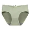 Sudeste Asiático Cross-border E-Commerce Roupa Interior Feminina Estudantes Coreanas Cor Sólida Respirável Cintura Média Menina Sexy Calças Bonitas