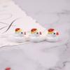 Pato de Navidad resina tridimensional simulación crema funda de teléfono accesorios collar colgante de dibujos animados accesorios diy