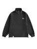 Sudadera Casual con Cuello Americano y Empalmes para Hombre 2025 Primavera y Otoño Nuevo Diseño Versátil Holgado Chaqueta de Moda