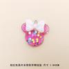 Recomendado transfronterizo ojo de oveja DIY accesorios de joyería de resina lentejuelas de color Colgante de paleta Mickey